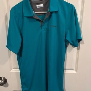 Columbia Men's Teal Polo Shirt